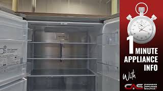 LG LRFXC2606S Refrigerator Review  One Minute Info [upl. by Nairdna713]