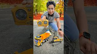 Remote Control Excavator And Rc Dumper Truck Unboxing🔥 [upl. by Crescin]