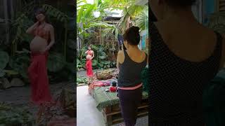 Hot momma rocking maternity shoot in Hidden Tropical Garden [upl. by Elorak460]