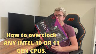 How to overclock any Intel 10 or 11 Gen CPUs To 51Ghz  10900K 10700K 11900K 11700K [upl. by Elumas]