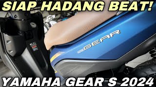 TANTANG BEAT‼️YAMAHA GEAR S 2024 MATTE BLUE [upl. by Nevins]