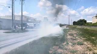 F150 diesel burnout [upl. by Norrek]