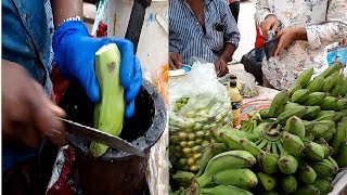 Green Banana Recipe Kacha kola vorta Spicy Mix Kacha kola voroi Tetul Makha BD food Dhaka [upl. by Haff]