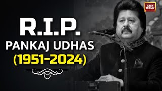 Ghazal Singer Pankaj Udhas Dies At 72  Pankaj Udhas Death News  India Today News [upl. by Eiluj]