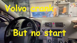 Volvo crank but no start  No faults codes  Troubleshooting FIX [upl. by Aynnek]