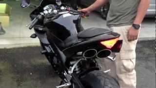 2006 Yamaha R1 STOCK VS TOCE EXHAUST [upl. by Nohs]