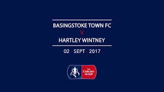 Basingstoke Town 22 Hartley Wintney FA Cup First Qualifying Round [upl. by Stefanac]