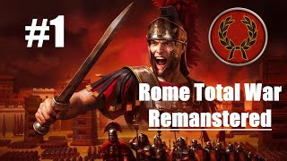 Rome Total War Remastered Roleplay Campaign 1 Flavius Julius Rise and the Amulius Quest [upl. by Katzen]