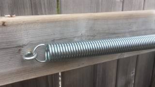 DIY Install a Gate spring Backyard Gate Spring Shut [upl. by Yenohtna]