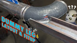 How to Layout and Fitup a Dummy Leg  TIG Welding [upl. by Wernda]