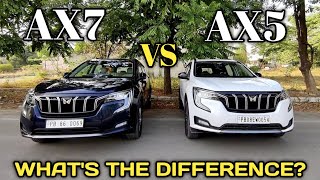 AX5 VS AX7 😎  EXPLAINING THE KEY DIFFERENCES  Xuv700 🔥 [upl. by Eetsirk]