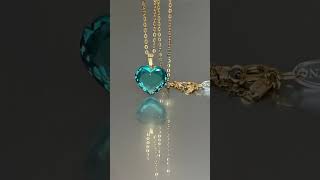 Heart necklace ideas♥️ fyp viralvideo trendingvideo shortsfeed fashion ❣️✨ [upl. by Theresita]