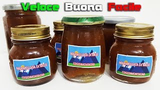 Marmellata di mele  Ricetta facile e veloce per una confettura tradizionale fatta in casa [upl. by Nilrev]