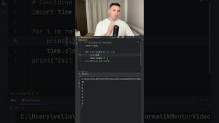 So einfach lässt sich ein Countdown in Python programmieren python coding programmieren [upl. by Duester641]