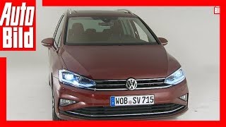 VW Golf Sportsvan Facelift 2017  Frischer Sportsvan DetailsErklärung [upl. by Elysee]