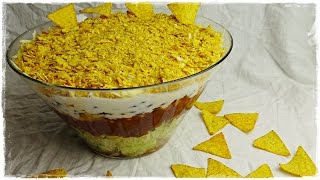 leckerer NACHOSALAT  Toller Partysalat für jeden Anlass  Tacosalat  mexikanischer Schichtsalat [upl. by Evelyn54]