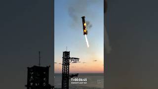 Super heavy booster CATCH  Spacex Starship Flight 5 Mechazilla spacex starships boostercatch [upl. by Barthol]