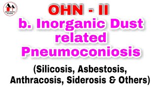 Inorganic dust related Pneumoconiosis  Silicosis Asbestosis Anthracosis Siderosis  Simplified [upl. by Nomihs]