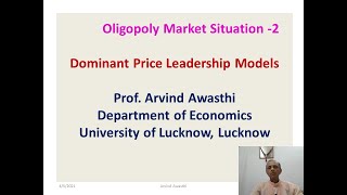 Oligopoly  Dominant Price Leadership Model [upl. by Eenafit]