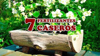 LOS 7 MEJORES FERTILIZANTES CASEROS PARA TUS MACETAS [upl. by Raymonds]