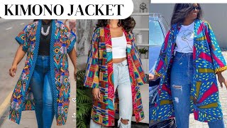 How to sew kimono jacket  Beginners friendly [upl. by Schreiber]