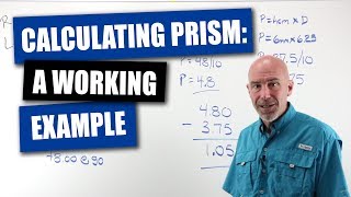 How To Calculate Prism A Working Example Using Prentices Rule [upl. by Roby]