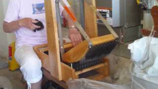 Using a Picker to Prepare Fiber for Carding [upl. by Krall526]