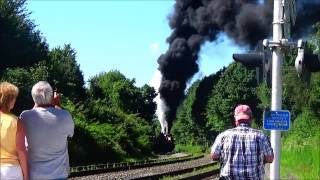 Historic Steam Locomotive No 765 Almost Stalls on The NS YTL [upl. by Adneral852]