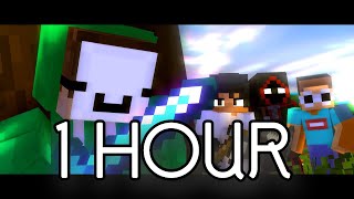 dream animation ♪ modded griefers a minecraft animated music video 1 hour [upl. by Aedni]