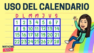 🔴 Uso del Calendario  para niños [upl. by Ohaus243]