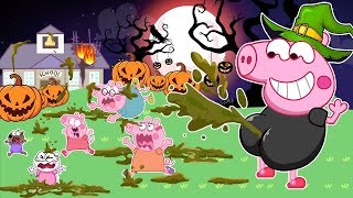 What Happened To Peppa On The Halloween  Peppa Pig Funny Animation [upl. by Massarelli762]