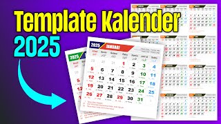 Template Kalender 2025 [upl. by Dutchman733]