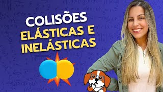 Colisões Elásticas e Inelásticas  Física 1 para Ensino Superior [upl. by Yhprum]