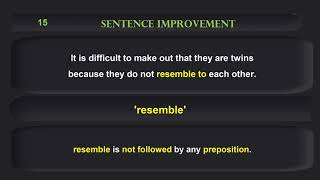 SSC CGL SENTENCE IMPROVEMENT PART 09 [upl. by Werdnael]