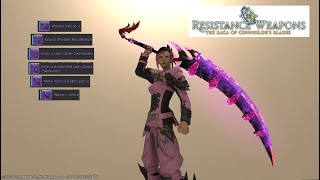 FFxiv DRK Relic Weapon  ALL 6 STAGES [upl. by Orlan954]