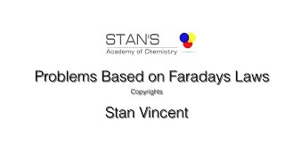 Faradays Laws And Problems based on them  Electrochemistry [upl. by Neelon]