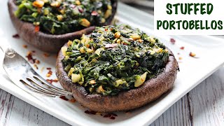 Stuffed Portobello Mushrooms [upl. by Nobe]