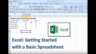 Excel HowTo Starting a Basic Spreadsheet [upl. by Terrel]