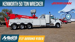 Kenworth 50 Ton Wrecker Tow Truck  JerrDan JD50INT [upl. by Peper233]