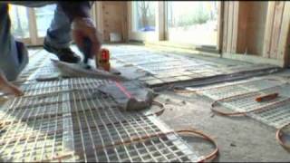 ThermoSoft Radiant Floor heating on DIY  10 Grand in Your Hand [upl. by Yerdna]