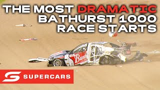 10 INTENSE Bathurst 1000 race starts  Supercars 2023 [upl. by June]