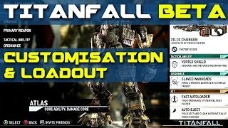 TITANFALL Loadouts  Pilot amp Titan Customization Loadout Titanfall Beta [upl. by Noitsirhc707]