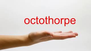 How to Pronounce octothorpe  American English [upl. by Jessamine382]