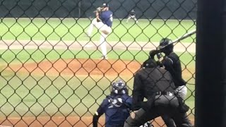 CSUMB Pitcher 4 Ryan Platero Strikes Out The Side [upl. by Hacissej318]