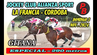 GITANA JOCKEY CLUB ALIANZA SPORT LA FRANCIA  CORDOBA 03112024 [upl. by Immac642]