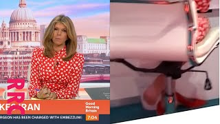 Kate Garraway shoes off under the desk [upl. by Vtarj]