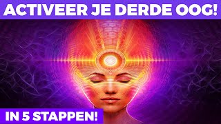 DERDE OOG OPENEN en ACTIVEREN Simpele 5 Stappen [upl. by Oak399]