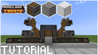 CREATE Iron Farm TUTORIAL No Villagers  Create 1192  tutorial minecraft [upl. by Callan]