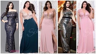 VESTIDOS DE MODA ELEGANTES PARA GORDITAS  VESTIDOS DE NOCHE 2019  MODA PLUS SIZE [upl. by Willmert]