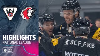 Fribourg vs Lausanne 54 nV – PlayoffHighlights National League [upl. by Honebein]